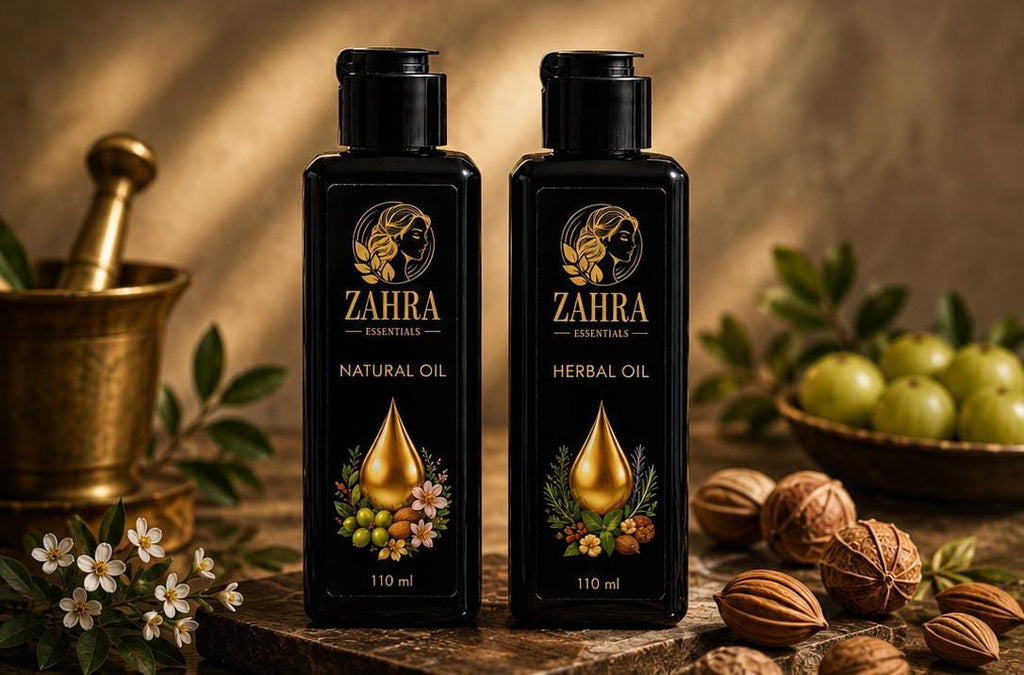 NATURAL HAIR OIL (110 ML) + HERBAL HAIR OIL (110ML) COMBO