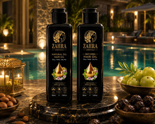 NATURAL HAIR OIL(220ML) + HERBAL HAIR OIL(220ML) COMBO